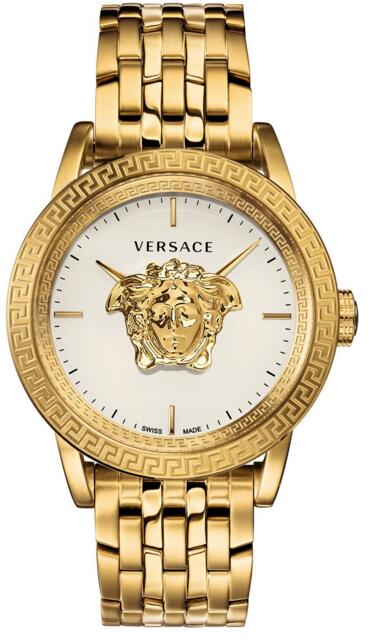 Review Versace VERD00318 Palazzo Empire Gold-Tone Stainless Steel 43 mm Replica watch